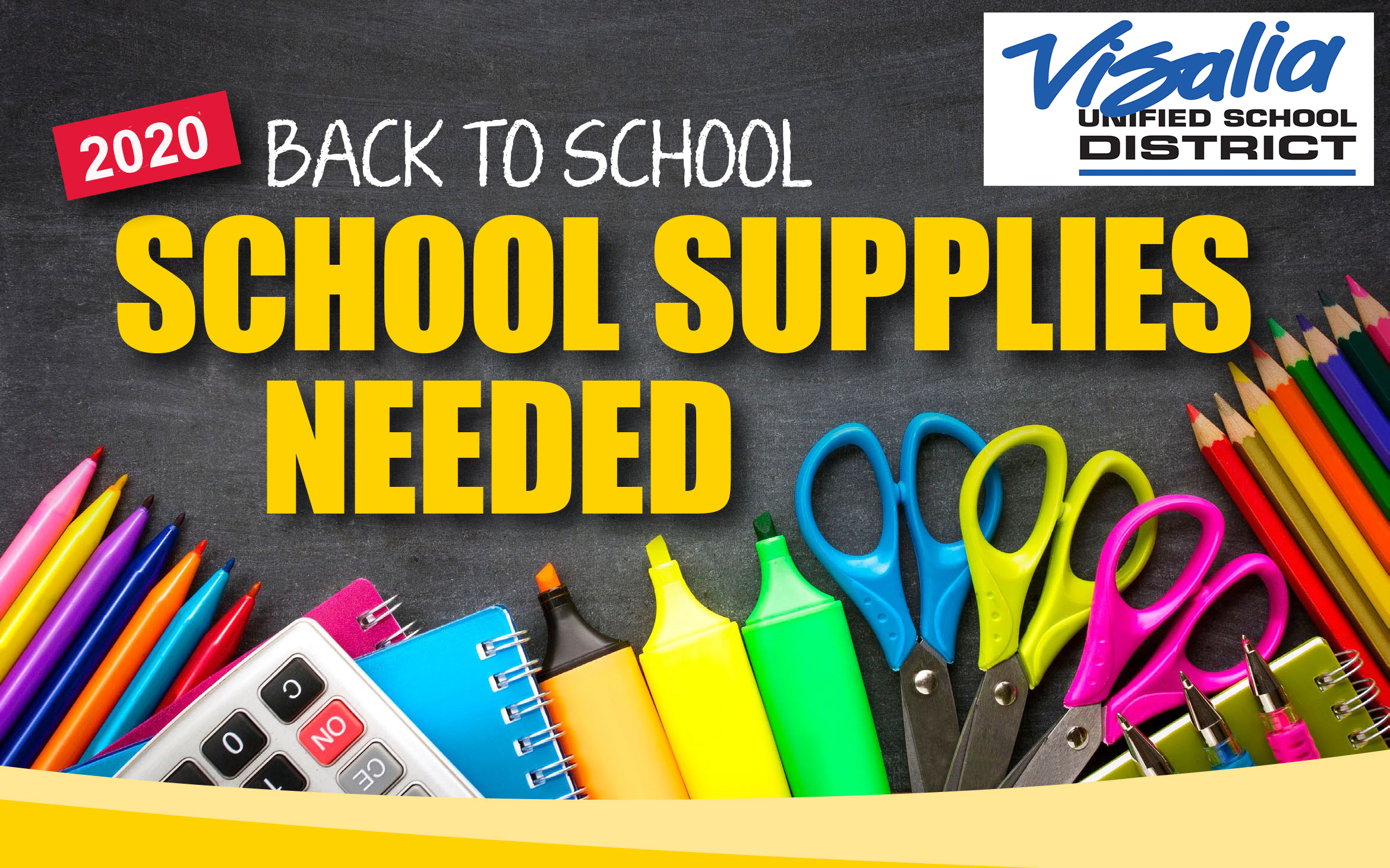 Visalia Unified School Supplies Drive